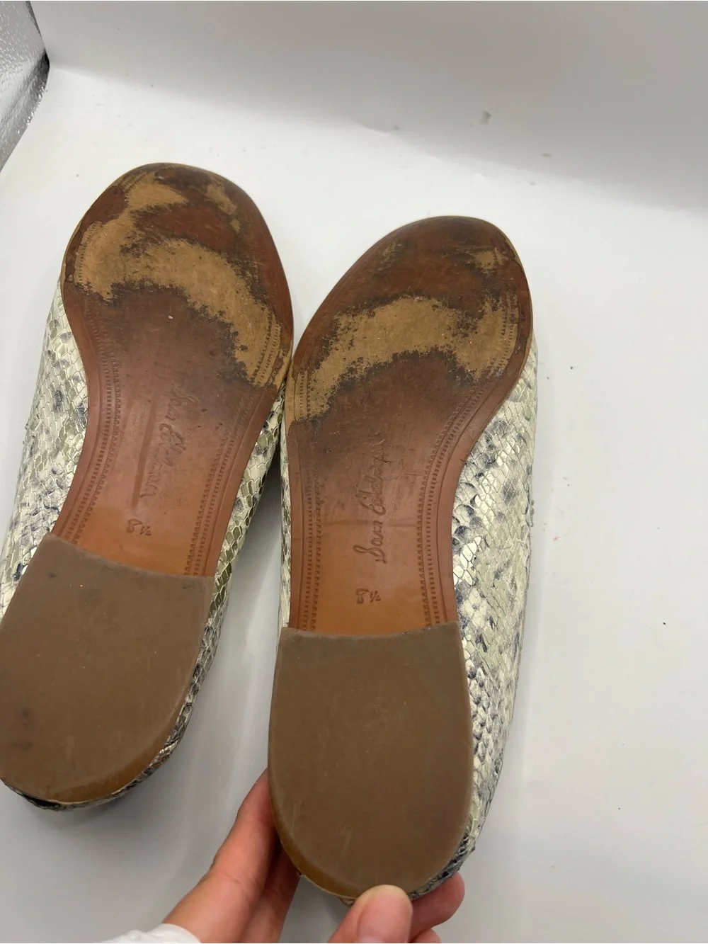 Sam Edelman Loraine Stone Almond Toe Slip On Mocasines